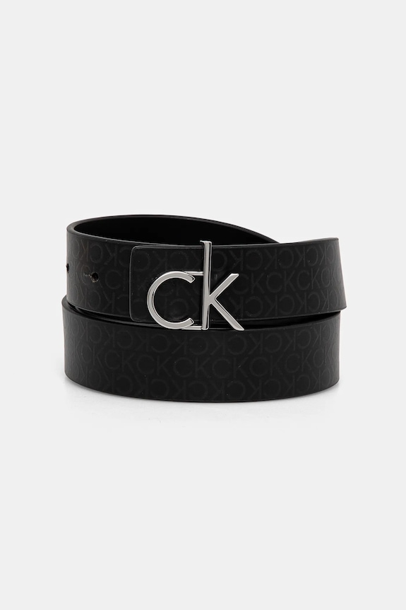 Calvin Klein pasek skórzany K60K613074 czarny SS25