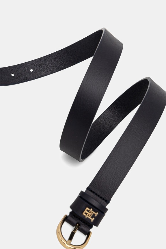 Tommy Hilfiger pásek dámský kožený AW0AW16836 námořnická modř SS26