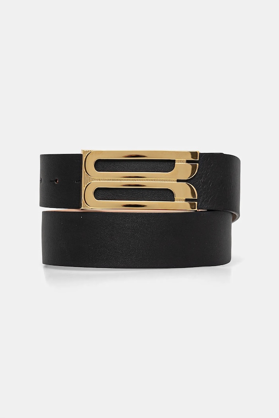 Victoria Beckham pasek skórzany czarny 1324ABL005770A