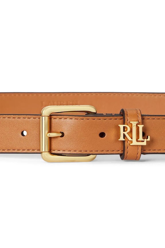 Lauren Ralph Lauren pas ženski usnjeni 412968763 rjava SS26