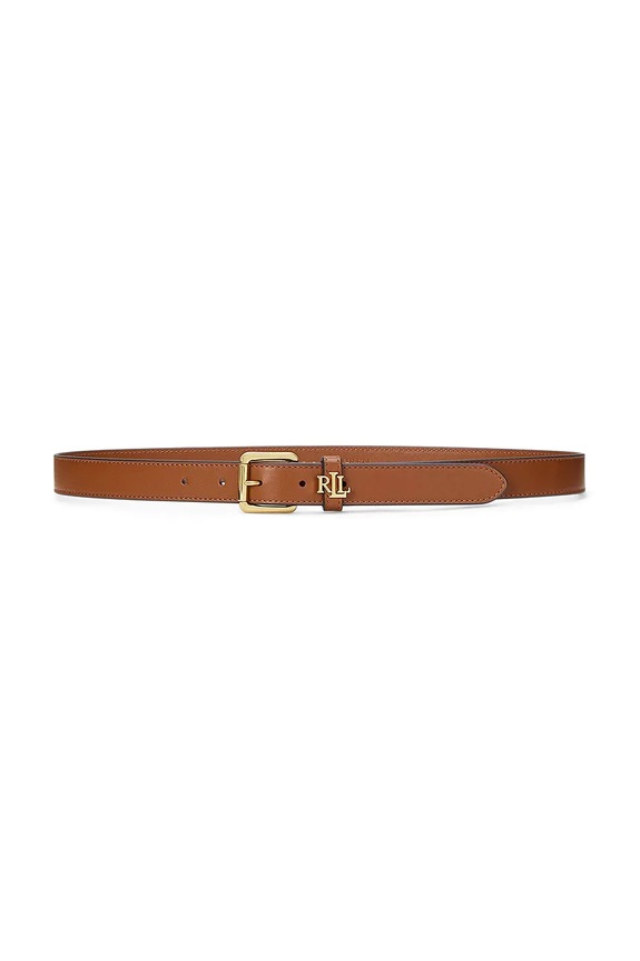 Lauren Ralph Lauren cintura in pelle marrone 412968763