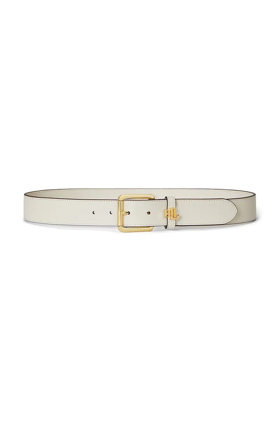 Lauren Ralph Lauren remen za žene kožni bež 412968765