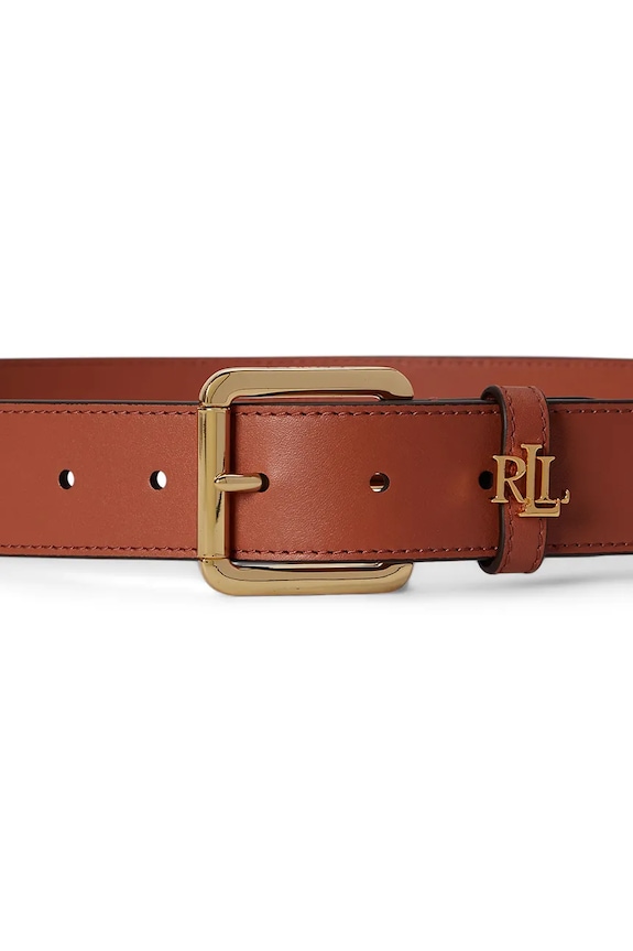 Lauren Ralph Lauren curea pentru femei, din piele 412968765 maro SS26
