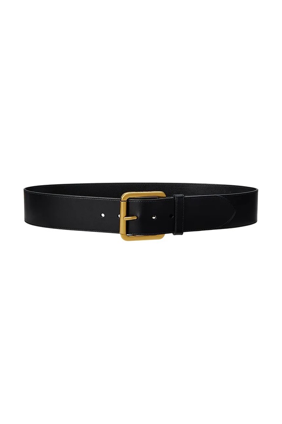 Kožený pásek Lauren Ralph Lauren černá 412959139