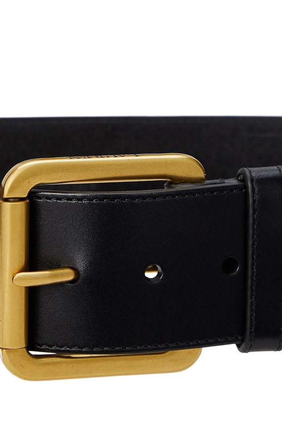 Kožený pásek Lauren Ralph Lauren 412959139 černá SS26