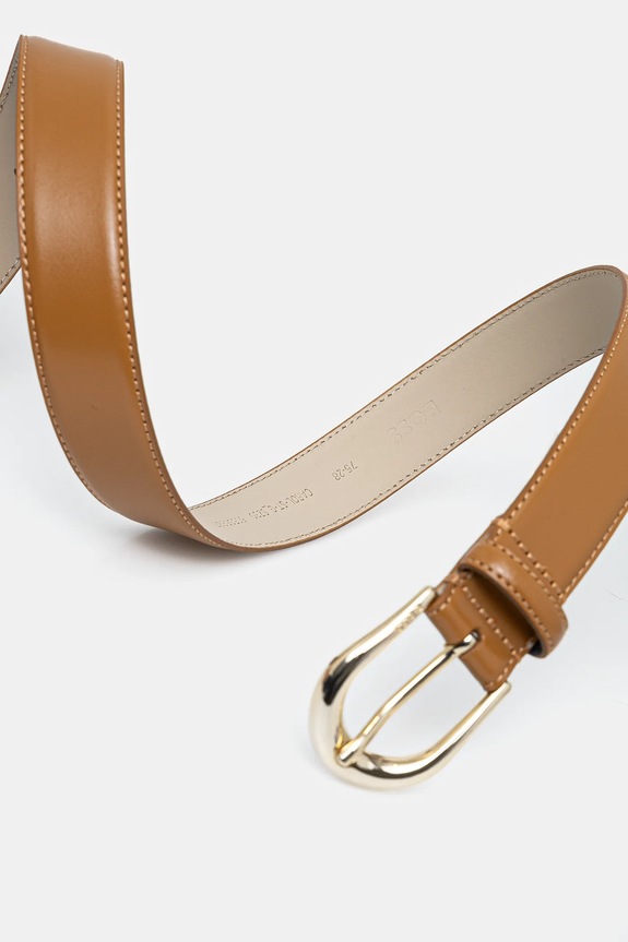 BOSS bőr öv 50536887 bézs SS26