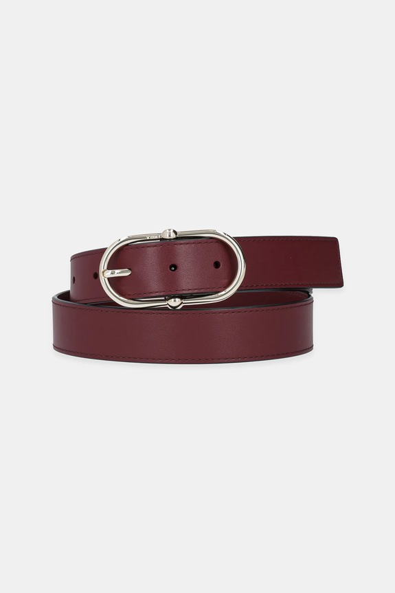 Furla pasek skórzany bordowy WC00077.AX0733.26700