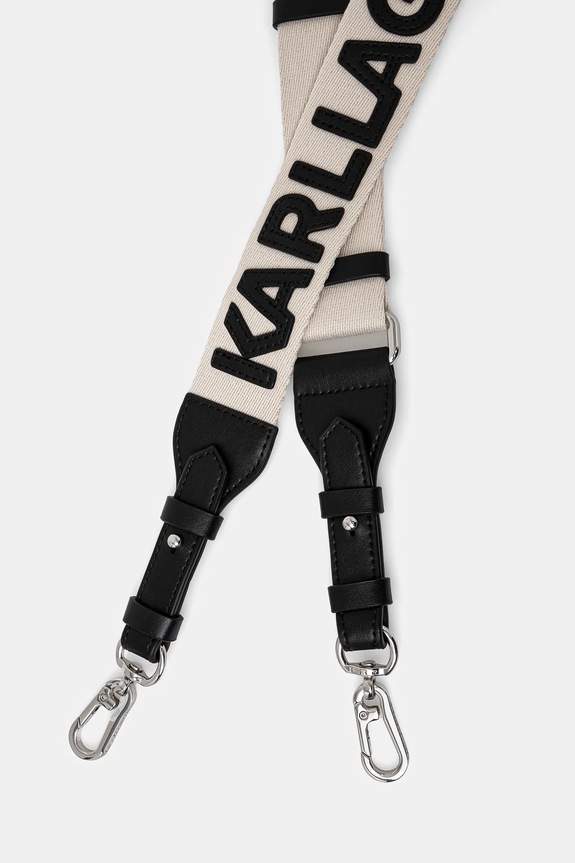 Karl Lagerfeld curea poseta A1W50086 bej SS25