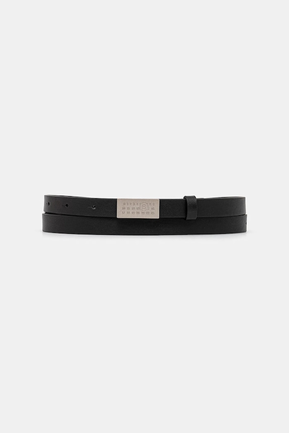 MM6 Maison Margiela cintura in pelle nero SA5TP0011.P7258