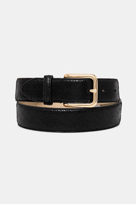 Kožený pásek Guess černá BW9190.P5135