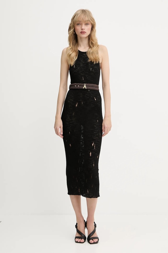 Patrizia Pepe pasek 2W0051.V039 brązowy SS25