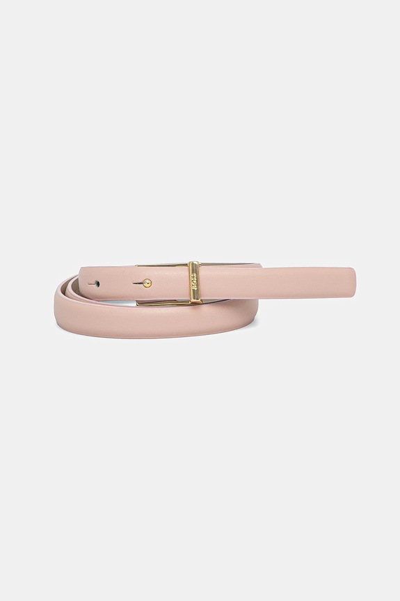 BOSS curea de piele roz 50542191