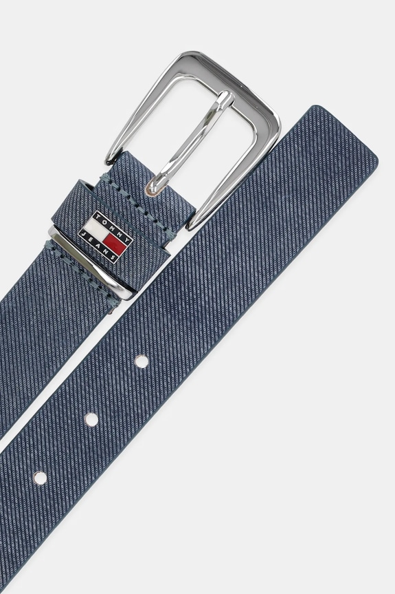 Kožený opasok Tommy Jeans AW0AW17393 modrá SS25