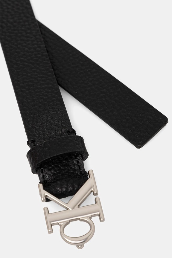Calvin Klein Jeans curea de piele LV04K7003G negru SS25
