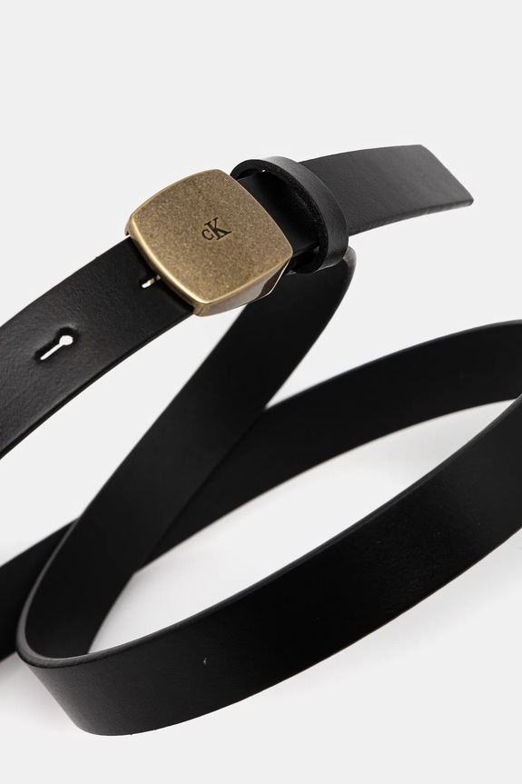 Calvin Klein Jeans bőr öv LV04K7007G fekete SS25