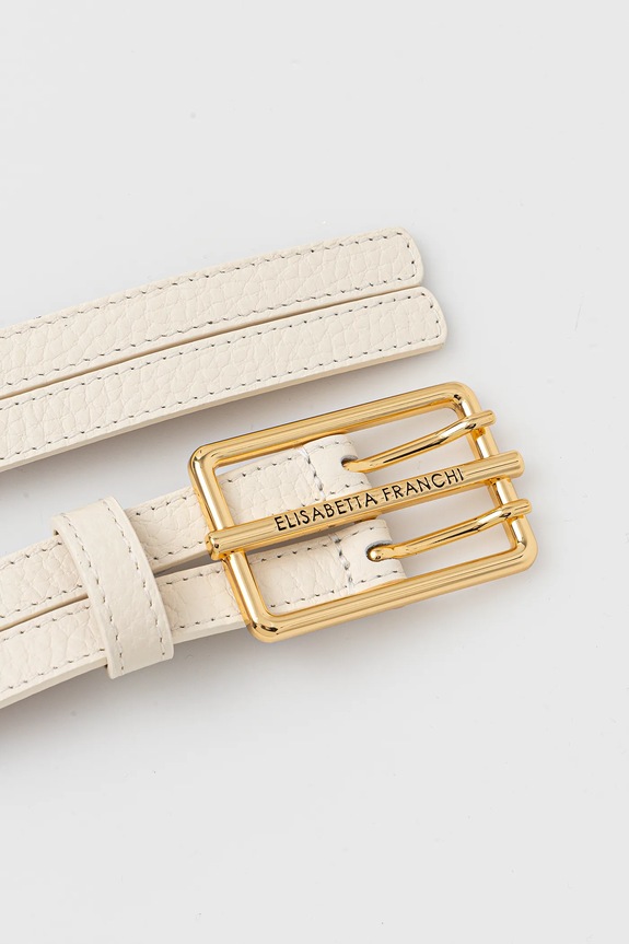 Elisabetta Franchi cintura CT32S52E2 beige SS25