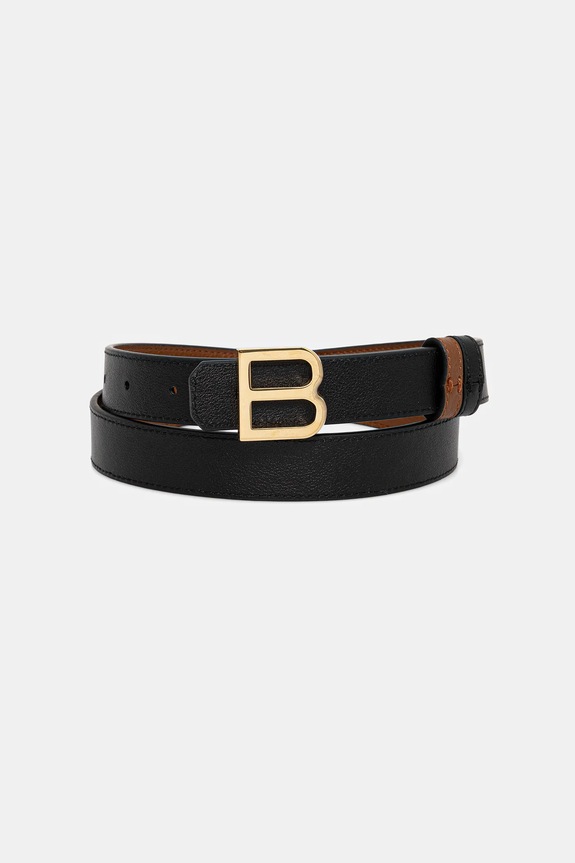 Bally cintura in pelle bilaterale WBG00B marrone AW25