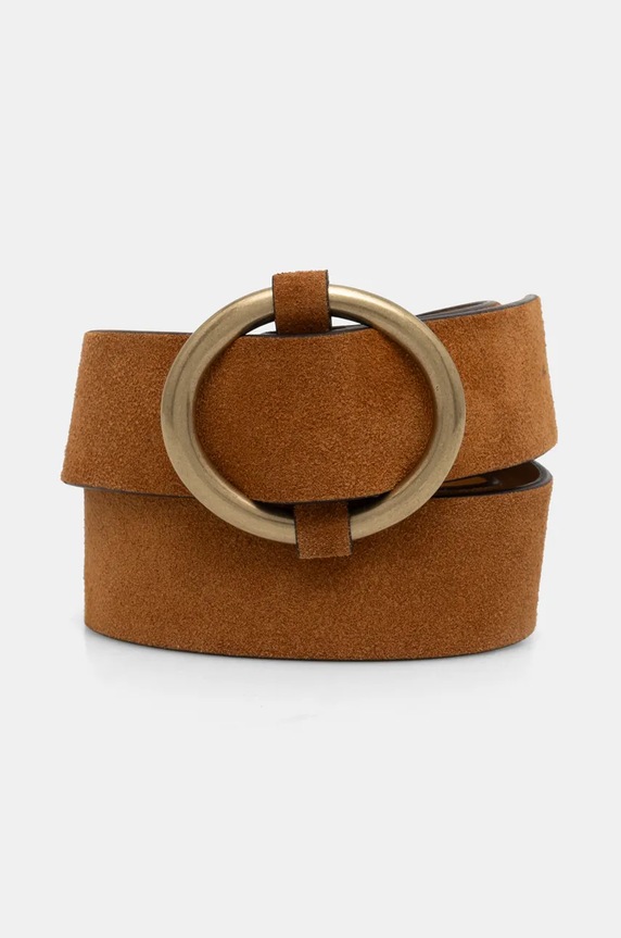 Sessun cintura pelle scamosciata marrone 22216010