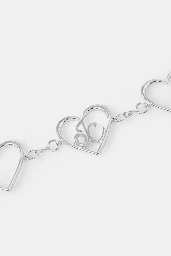Juicy Couture pasek DEBRA BELLY CHAIN JCJBC124024 srebrny SS25