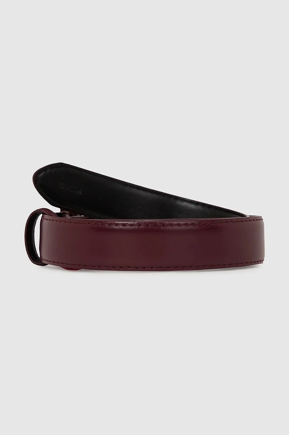 Karl Lagerfeld opasok dámsky kožený K/SIGNATURE A1W33205 hnedá SS26