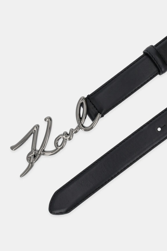 Karl Lagerfeld öv női bőr K/SIGNATURE A1W33205 fekete SS26