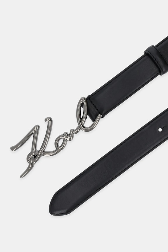 Karl Lagerfeld öv női bőr K/SIGNATURE A1W33205 fekete SS26