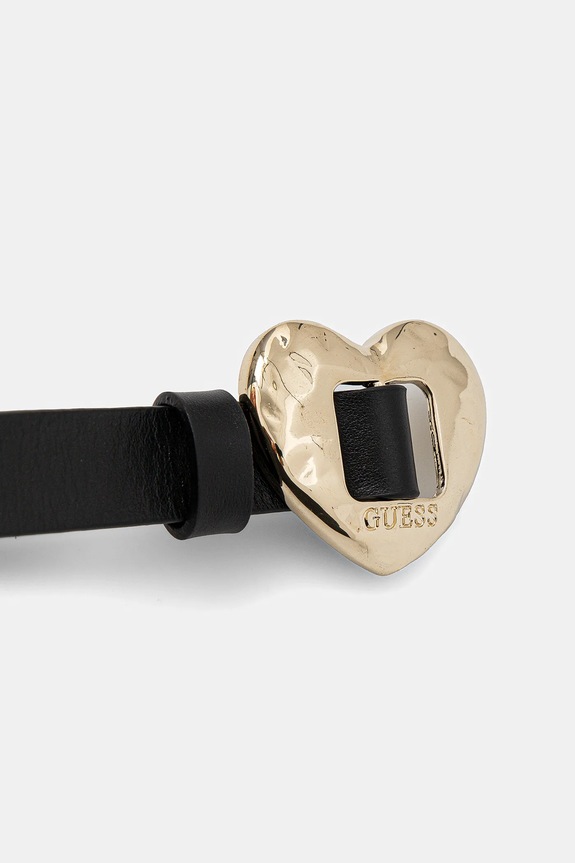 Guess curea de piele BW9234.P5215 negru SS25