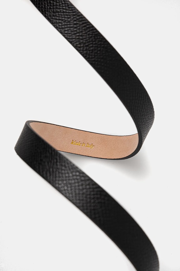 Victoria Beckham bőr öv 1124ABL006282A fekete AW25