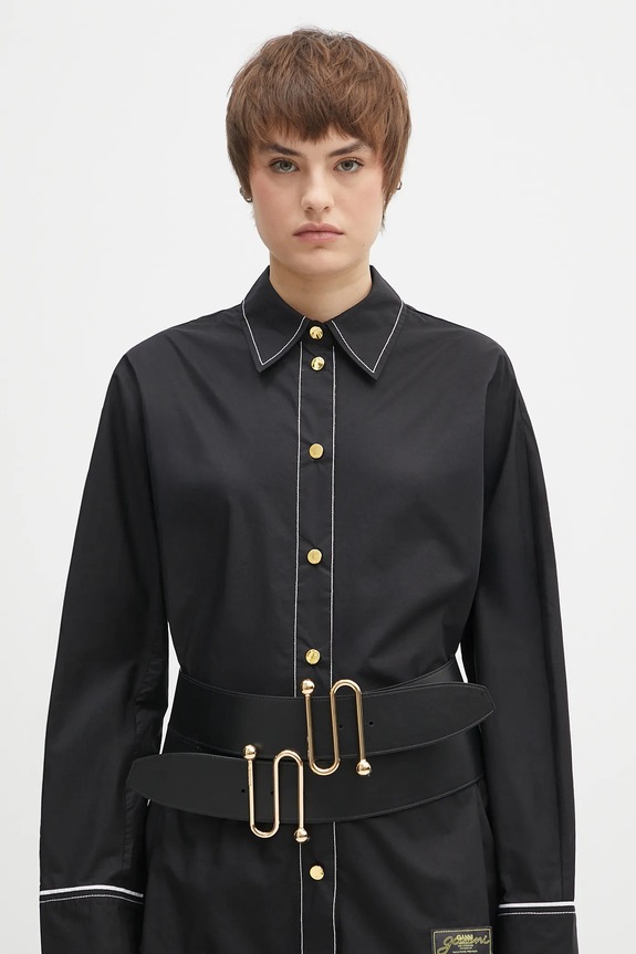 Accessori Sportmax cintura in pelle Elea 2512501012600 nero