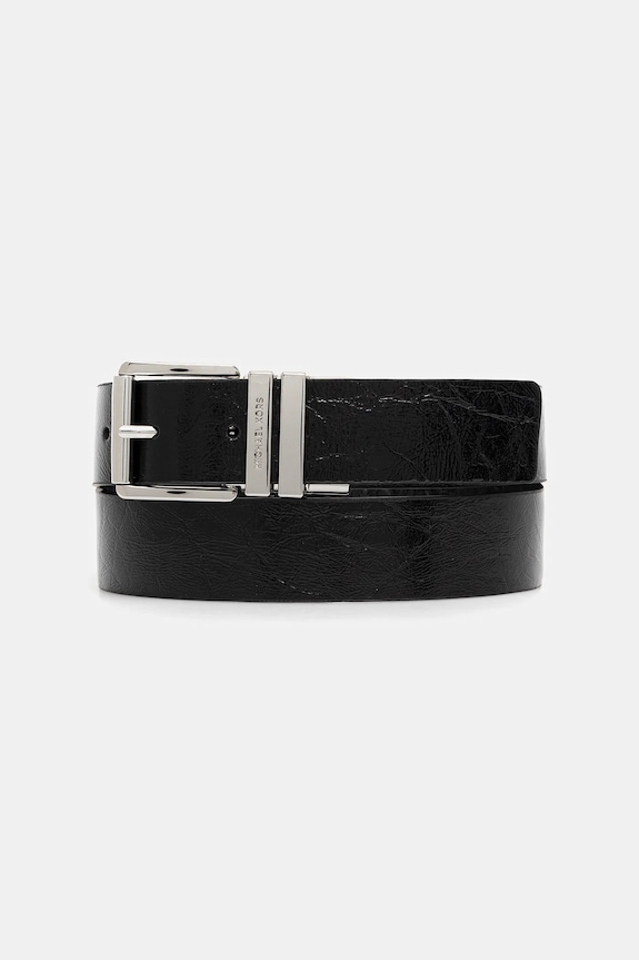 MICHAEL Michael Kors curea de piele cu două fețe negru 559162