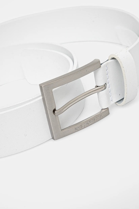 Karl Lagerfeld bőr öv 551498.815300 fehér SS25
