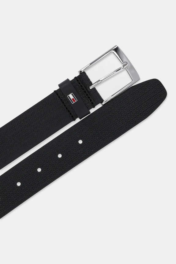 Tommy Hilfiger pasek skórzany AM0AM13015 czarny SS25