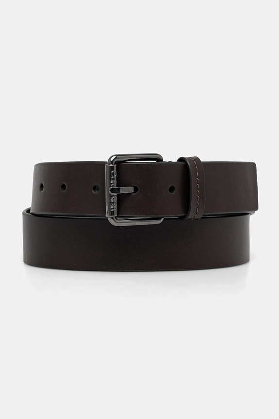 Calvin Klein pasek skórzany brązowy K50K512650
