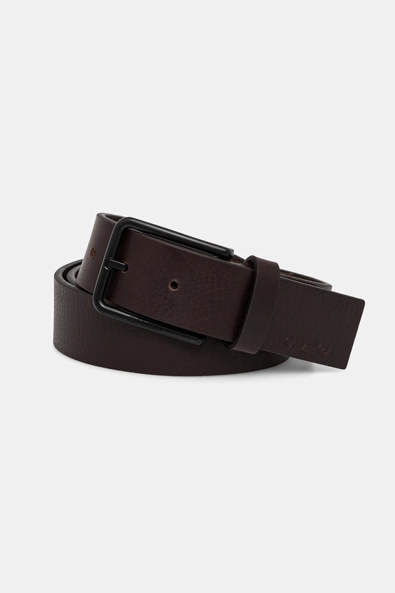 Calvin Klein pasek skórzany brązowy K50K512651