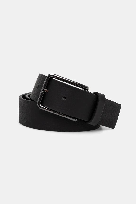 Kožený opasok Calvin Klein čierna K50K512651
