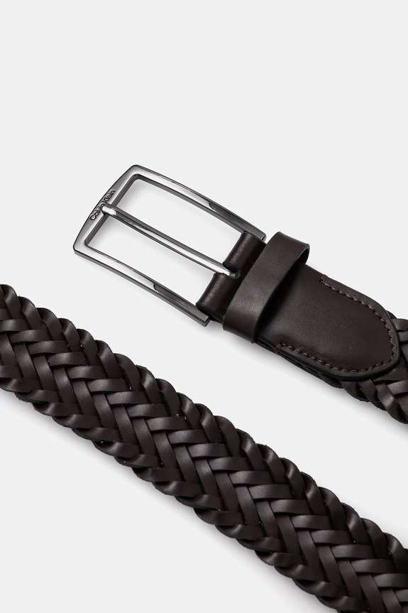 Calvin Klein pasek skórzany K50K512655 brązowy SS25