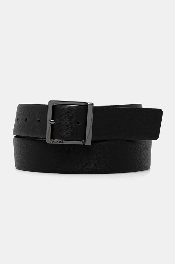 Kožený opasok Calvin Klein čierna K50K512837