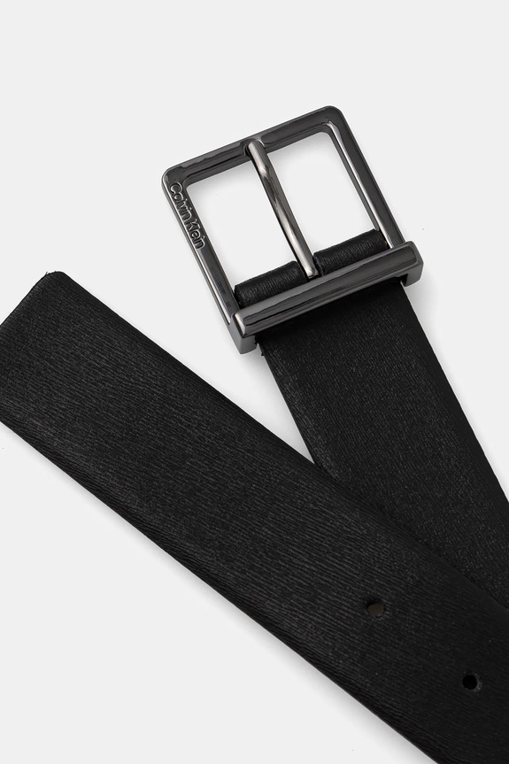 Kožený opasok Calvin Klein K50K512837 čierna SS25