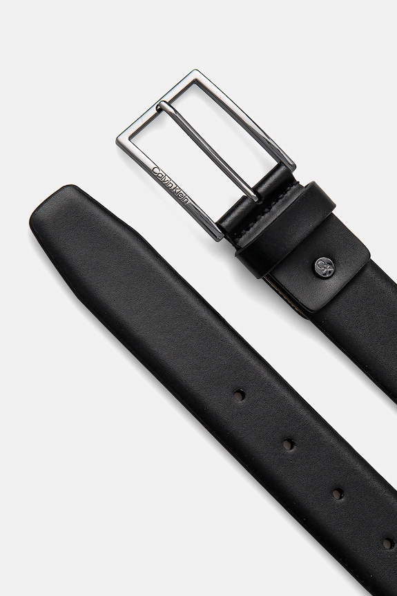 Calvin Klein pasek skórzany K50K512833 czarny SS25