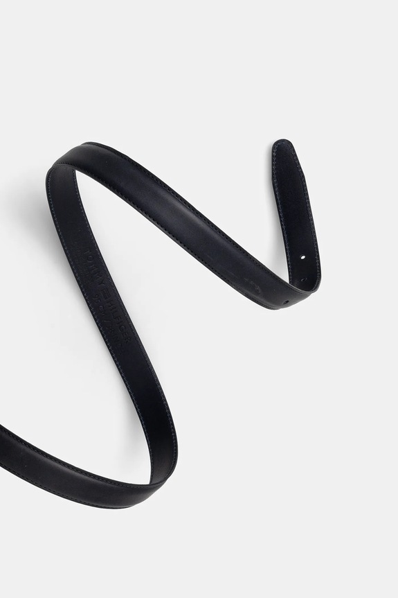 Tommy Hilfiger cintura in pelle AM0AM13379 blu navy SS25