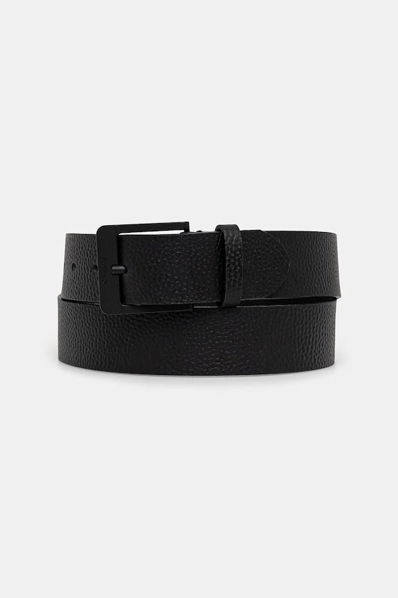 Calvin Klein Jeans pasek skórzany czarny LV04G7015G