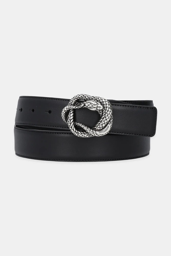Just Cavalli curea de piele Gift Box negru 78QA6F40.ZP296