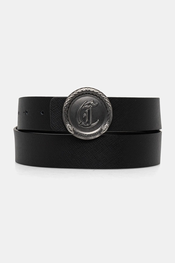 Just Cavalli curea de piele cu două fețe Gift Box negru 78QA6F60.ZP300