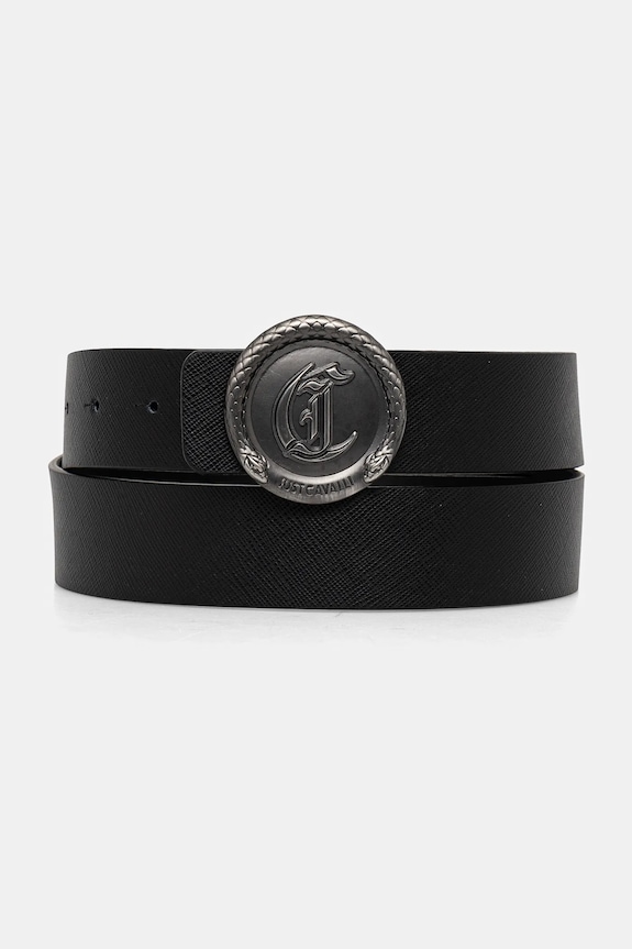 Just Cavalli curea de piele cu două fețe Gift Box negru 78QA6F60.ZP300