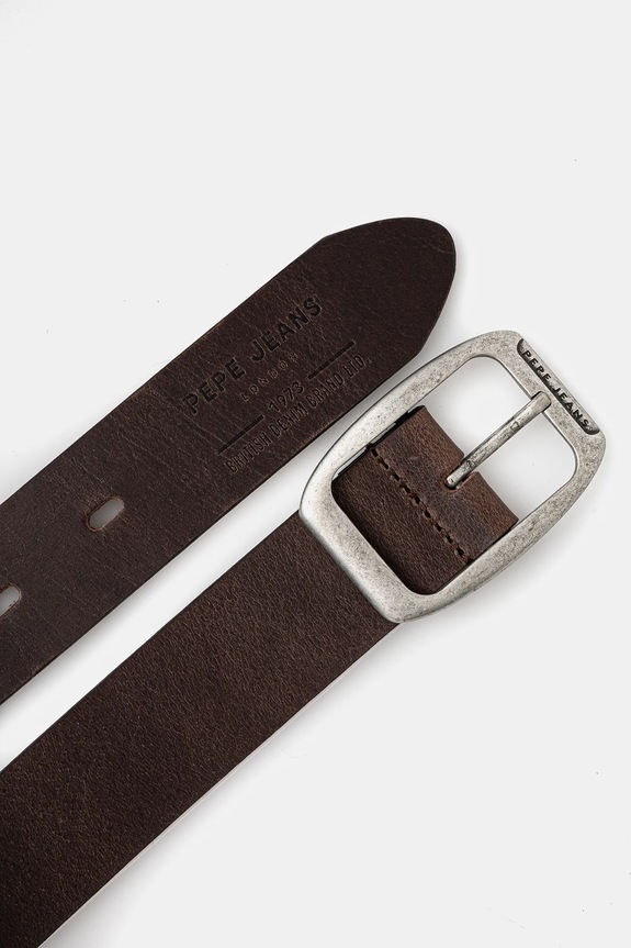 Pepe Jeans curea FLOYD BELT PM021051 maro SS25