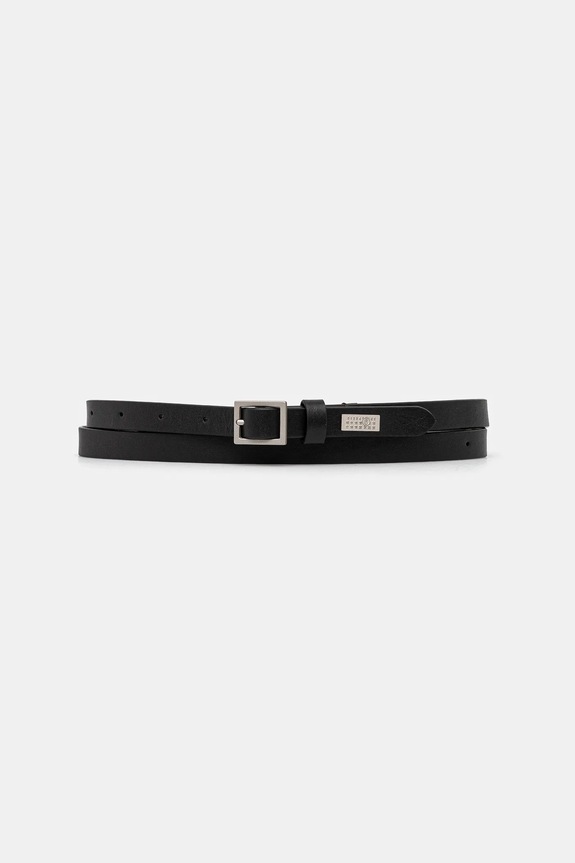 MM6 Maison Margiela cintura in pelle nero SA5TP0014.P7258