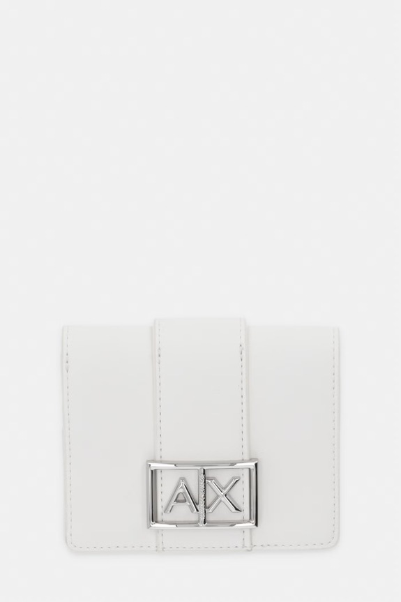 Armani Exchange portofel imitatie de piele alb XW000360.AF12039