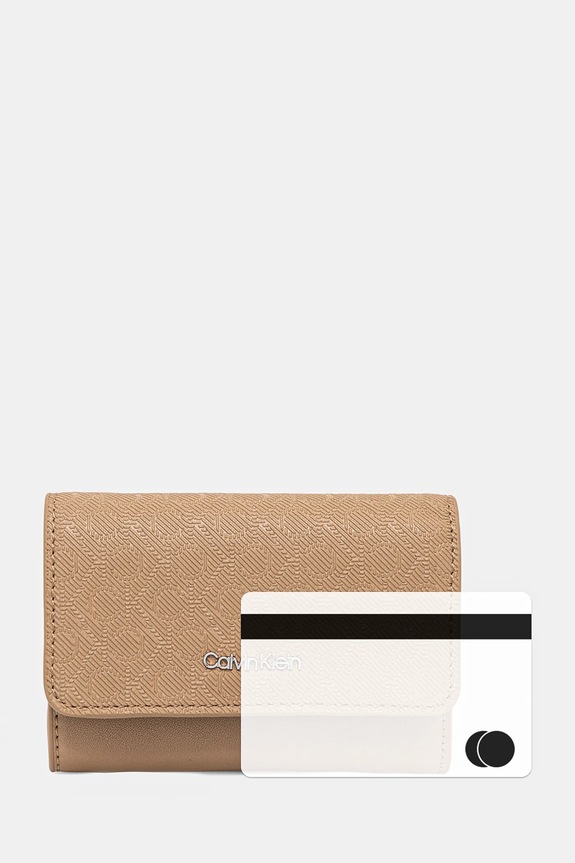 Novčanik Calvin Klein K60K612829 bež