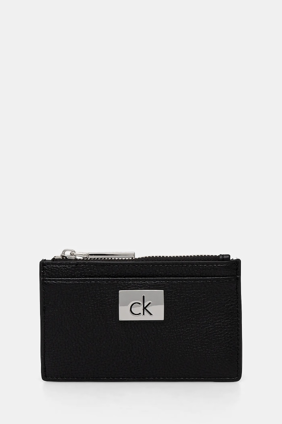 Портмоне Calvin Klein изкуствен черен K60K612837