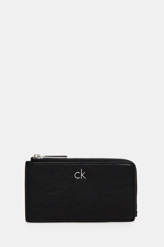 Calvin Klein pénztárca sima fekete K60K612848